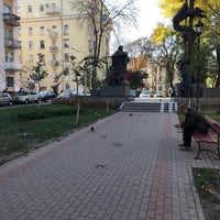 Photo taken at Пам&amp;#39;ятник Пилипу Орлику by Виктор Л. on 10/15/2019