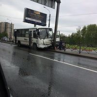 Photo taken at Перекрёсток просп. М. Блюхера / Пискаревский просп. by Кирилл on 5/31/2017