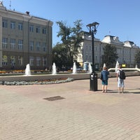 Photo taken at Сквер у цирка (Площадь Труда) by Artem A. on 8/31/2017