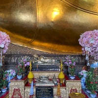 Photo taken at The Vihara of the Reclining Buddha by Rosesarin . on 4/14/2024