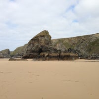 Photo taken at Bedruthan Steps Beach by Arnold on 9/20/2013