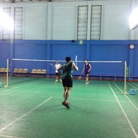 Photo taken at C.R. Badminton by David Tawan T. on 5/7/2015