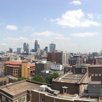 Photo taken at Blue Fin Building roof terrace by Andy P. on 7/5/2013
