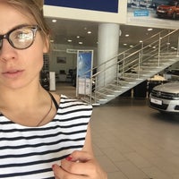 Photo taken at Volkswagen Центр Авторусь by V N. on 6/24/2016