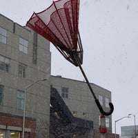 Photo taken at Umbrella Sculpture by Jon K. on 2/4/2019