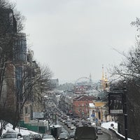Photo taken at Volodymyrska Hill by Шиншилла Ш. on 2/22/2018