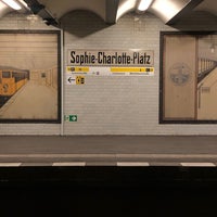 Photo taken at U Sophie-Charlotte-Platz by J P. on 4/19/2022