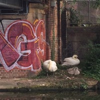 Photo taken at Regent&amp;#39;s Canal Towpath (St Pancras) by J P. on 6/17/2017