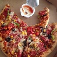 Photo taken at Domino&amp;#39;s Pizza by Kartalice K. on 4/12/2015