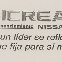 Photo taken at Sicrea Autofinanciamiento Nissan by Miriam M. on 7/22/2016
