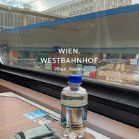 Photo taken at Vienna West Railway Station by 𝐌 on 10/20/2023