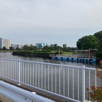 Photo taken at Water bus Hamarikyu Station by からたち on 6/18/2023