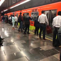 Photo taken at Metro Refinería by Ernesto V. on 2/28/2018