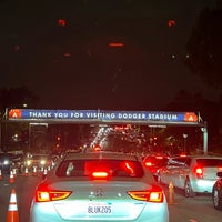 Photo taken at Dodger Stadium Parking by O! on 9/11/2022