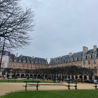 Photo taken at Place des Vosges by Mary S. on 2/18/2024
