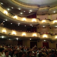 Photo taken at Театр им. Вахтангова by Ofeliya K. on 5/13/2013
