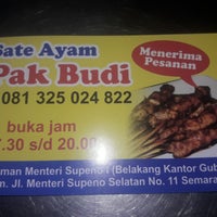Sate Ayam Pak Budi Jl Menteri Supeno