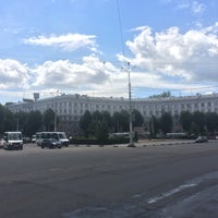 Photo taken at Площадь Генерала Черняховского by Vlad K. on 6/11/2018