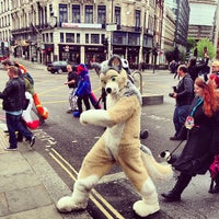 Photo taken at Ludgate Circus by Adam on 5/11/2013