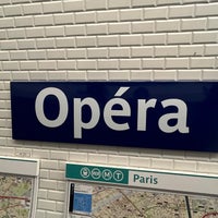 Photo taken at Métro Opéra [3,7,8] by K T. on 11/17/2023