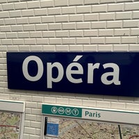 Photo taken at Métro Opéra [3,7,8] by K T. on 11/16/2023