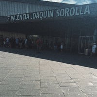 Photo taken at Valencia Joaquín Sorolla Railway Station- AVE by Ali on 9/21/2023