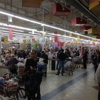 Photo taken at Auchan by Сергей В. on 4/28/2013