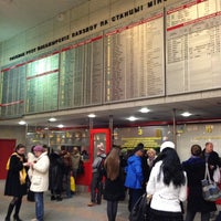 Photo taken at Minsk Railway Station by Евгений Б. on 4/12/2013