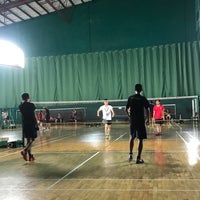 Photo taken at Badminton Court by pum T. on 9/2/2017
