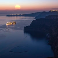 Photo taken at Santorini by Adolfo R. on 1/27/2016