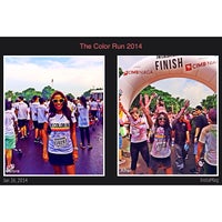 Photo taken at The Color Run by Riezka L. on 1/26/2014
