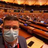 Photo taken at Council of Europe by Domagoj H. on 9/29/2021