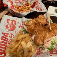 Photo taken at Red Robin Gourmet Burgers and Brews by Kiki A. on 4/17/2019