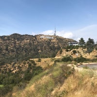 Photo taken at Hollywood Sign View Point by Furkan A. on 5/17/2017