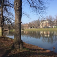 Photo taken at Clara-Zetkin-Park by Rayén Z. on 3/24/2021
