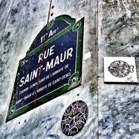 Photo taken at Rue Saint-Maur by Mika K. on 4/13/2013