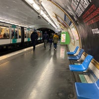 Photo taken at Métro Michel-Ange – Molitor [9,10] by Clau J. on 2/26/2022