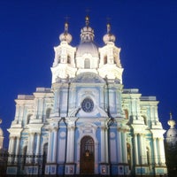 Photo taken at Smolny Cathedral by Leo B. on 5/16/2013