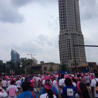 Photo taken at Susan G. Komen Race For The Cure by Whitney W. on 5/10/2014