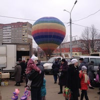 Photo taken at Остановка «Универсам» by Sergey K. on 3/1/2014