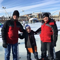Photo taken at Brenton Skating Plaza by Sarah D. on 1/14/2017