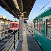 Photo taken at Shintetsu Ao Station by じんすぇ on 5/20/2023