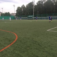 Photo taken at Футбольное поле Гимназии №5 by Руслан Р. on 7/8/2016