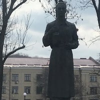 Photo taken at Monument to Hryhorii Skovoroda by Андрей Ж. on 3/14/2019