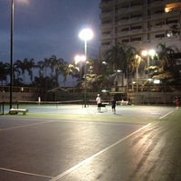 Photo taken at Tennis Court @ Ramkhamhaeng13 by Khunmira T. on 11/25/2012