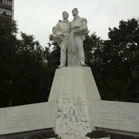 Photo taken at Памятник космической дружбе СССР и Чехословакии by Aleksey S. on 9/2/2014