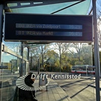 Photo taken at Busstation Delft Station by Laysa L. on 10/27/2012