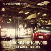 Photo taken at Honda MotorWork by May L. on 12/22/2012