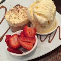 Photo taken at Max Brenner Chocolate Bar by Teodora S. on 3/6/2015