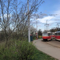 Photo taken at Divoká Šárka (tram) by Keta K. on 4/12/2018